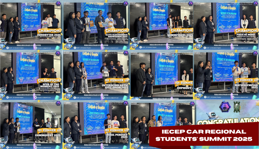 UC-COE Electronics Engineering Students Wins Multiple Awards at IECEP CAR 2025